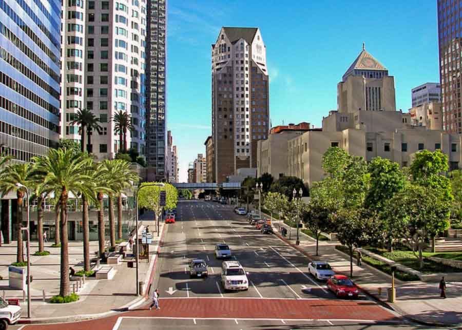 Jalan di Downtown LA